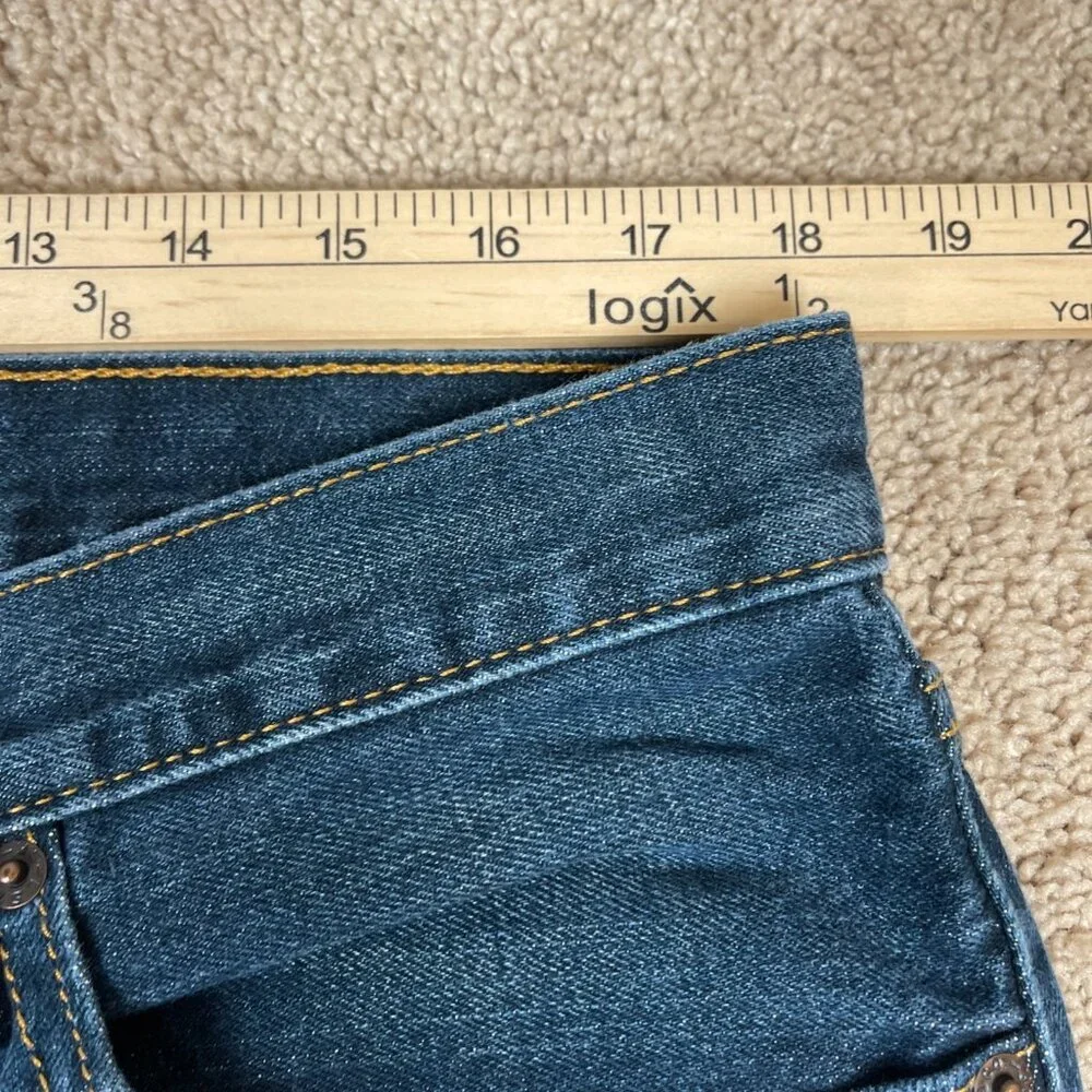Levis 527 Jeans Mens 36x31 Blue Bootcut Low Rise Dark Wash 100% Cotton Denim